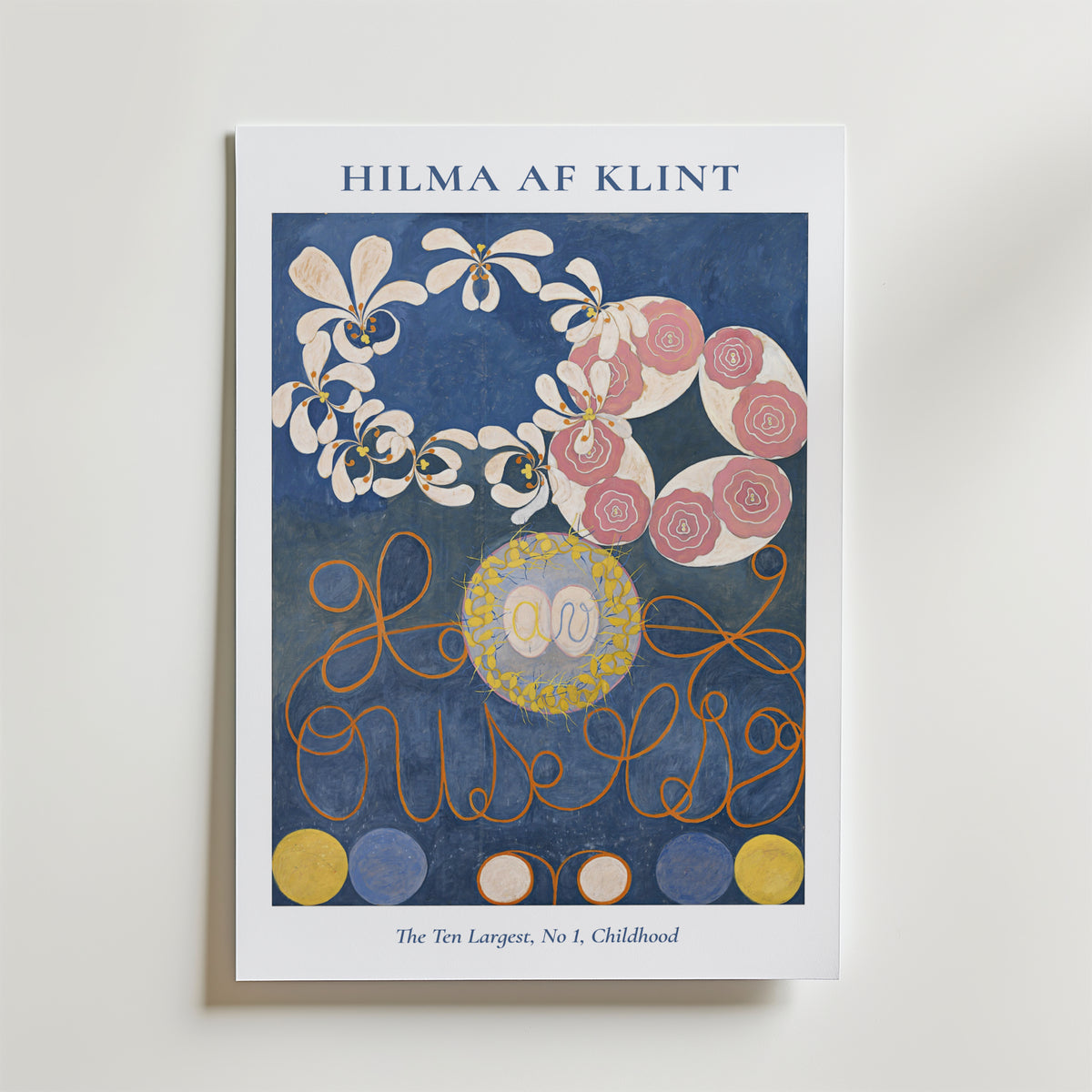 Hilma af Klint The Ten Largest affisch på neutral bakgrund – poster från Bozetto