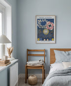 Väggmockup med Hilma af Klint The Ten – köp enkelt hos Bozetto affisch i hög kvalitet