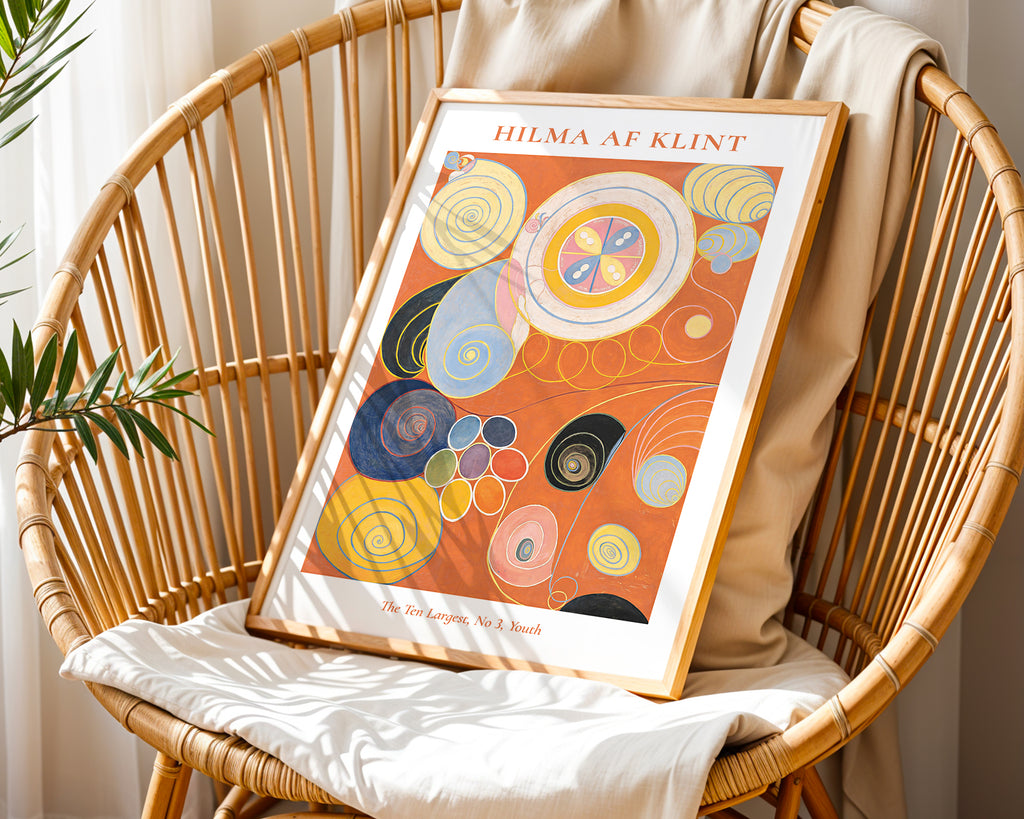 Affischmockup för Hilma af Klint The Ten – köp enkelt hos Bozetto i hög kvalitet