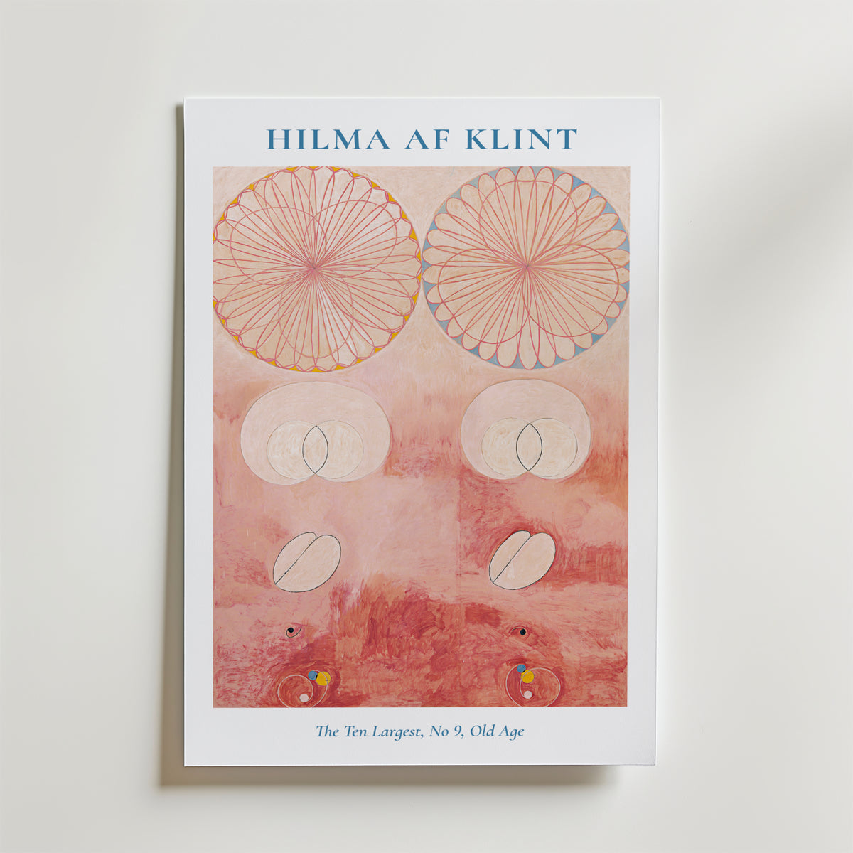 Hilma af Klint The Ten Largest affisch på neutral bakgrund – poster från Bozetto