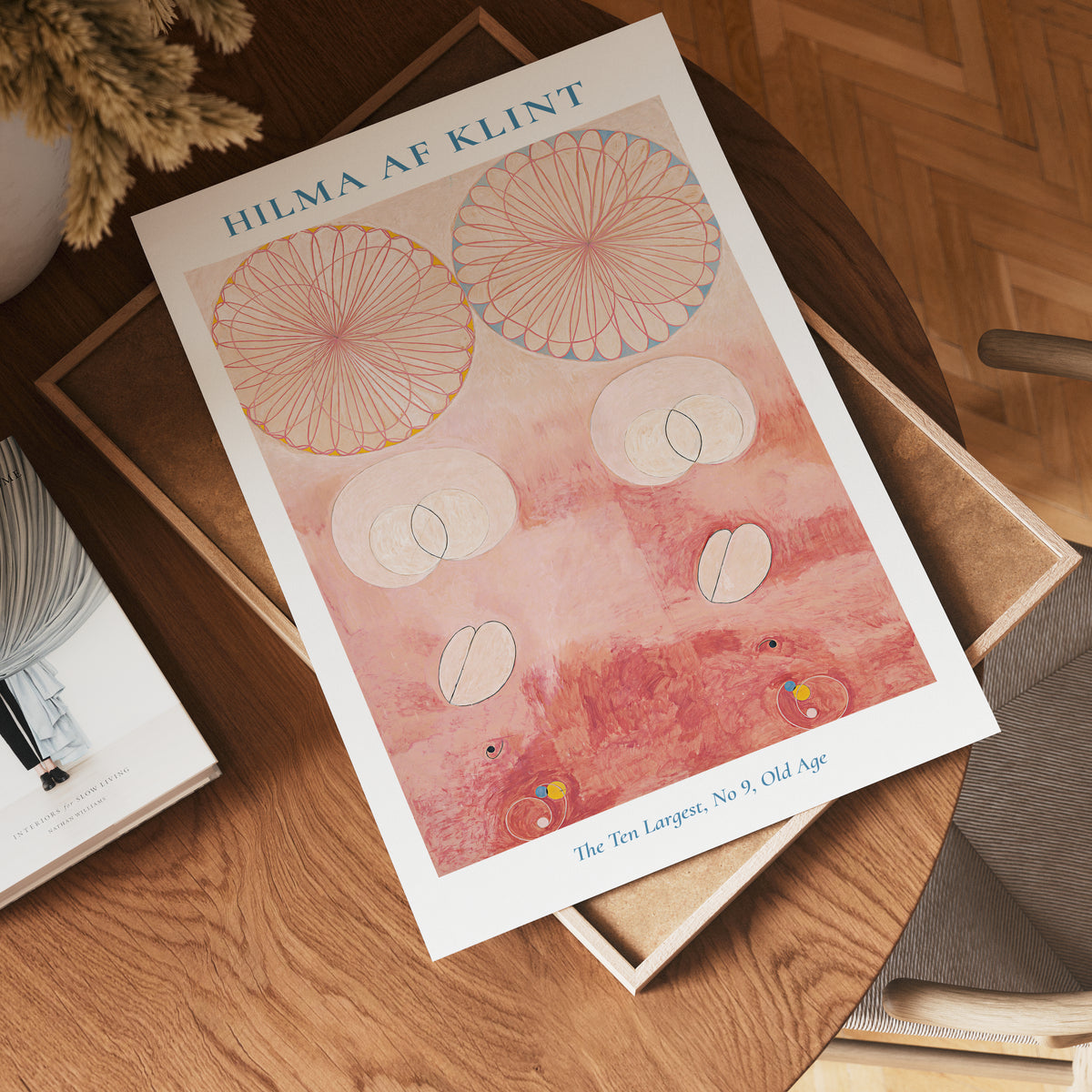 Hilma af Klint The Ten – affisch med stilfullt motiv från Bozetto i hög kvalitet