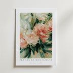 Fleurs En Mouvement Luxe – stilfullt konsttryck från Bozetto, tryckt på matt finpapper