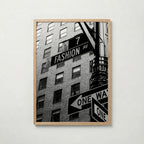 Fashion Avenue Sign Poster – ekram