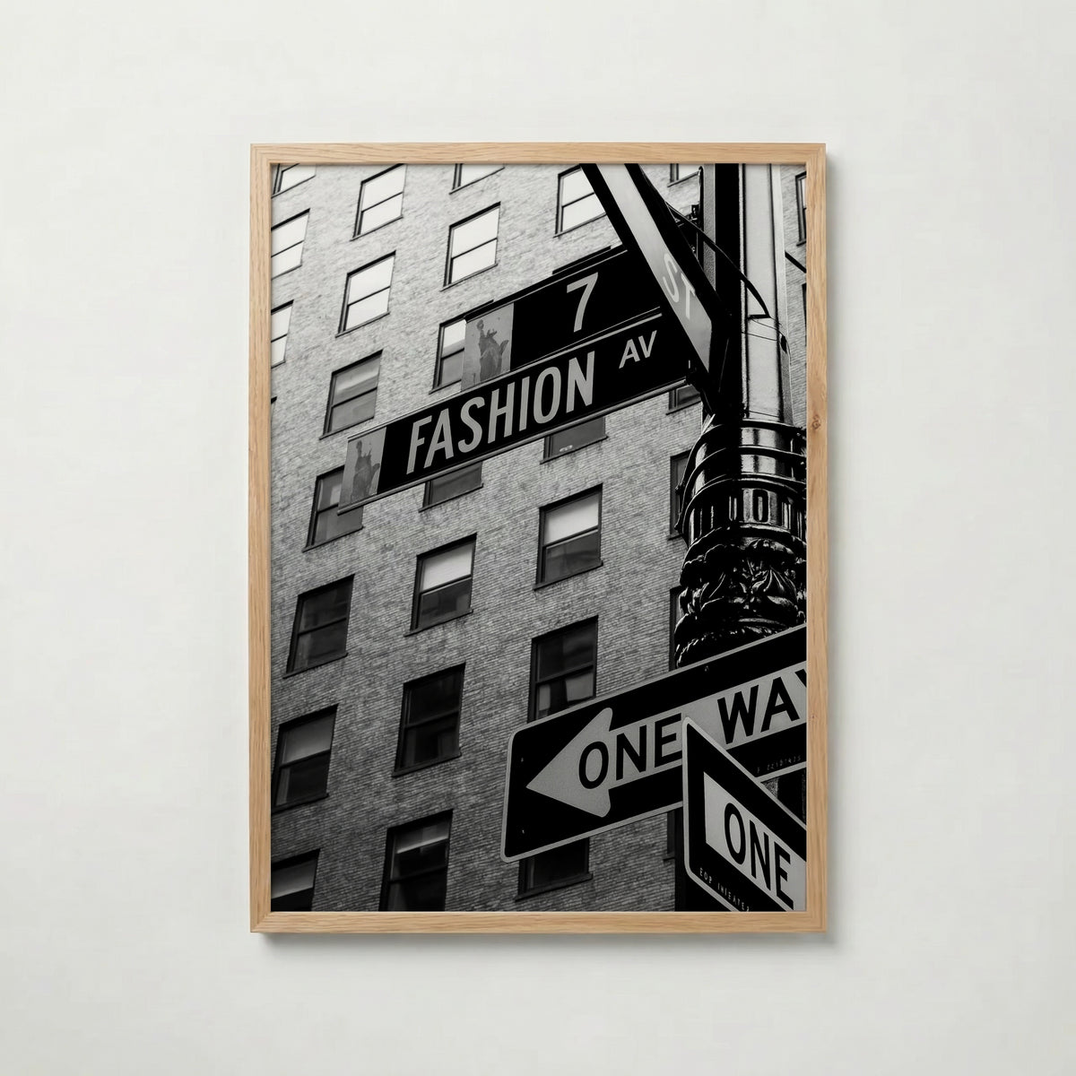 Fashion Avenue Sign Poster – ekram