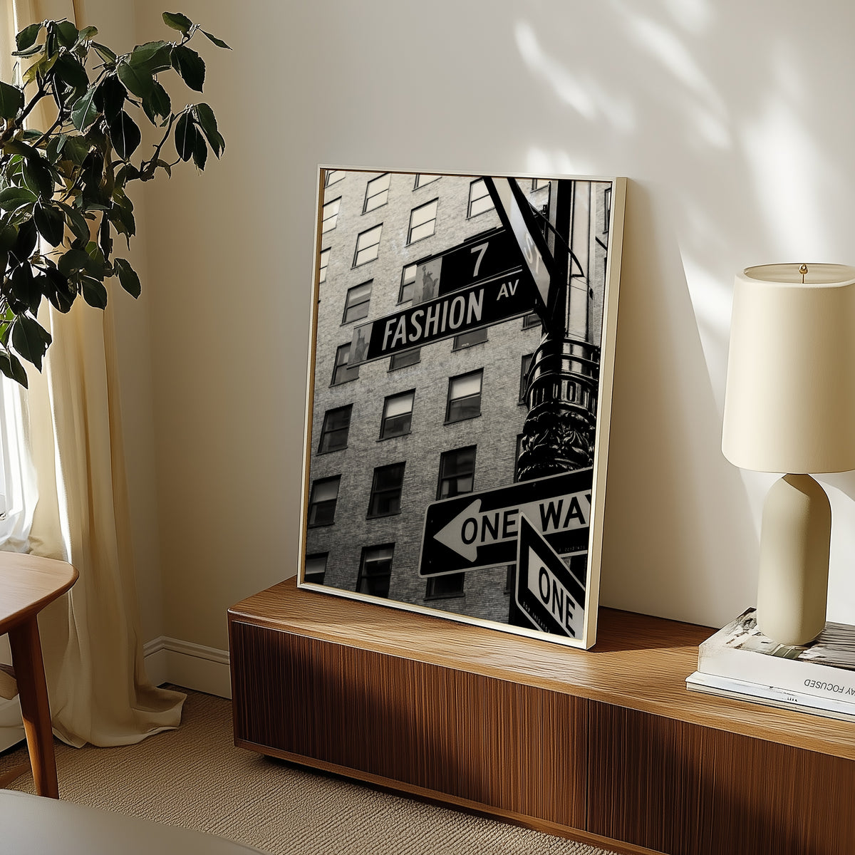 Fashion Avenue Sign Poster – i rum 3