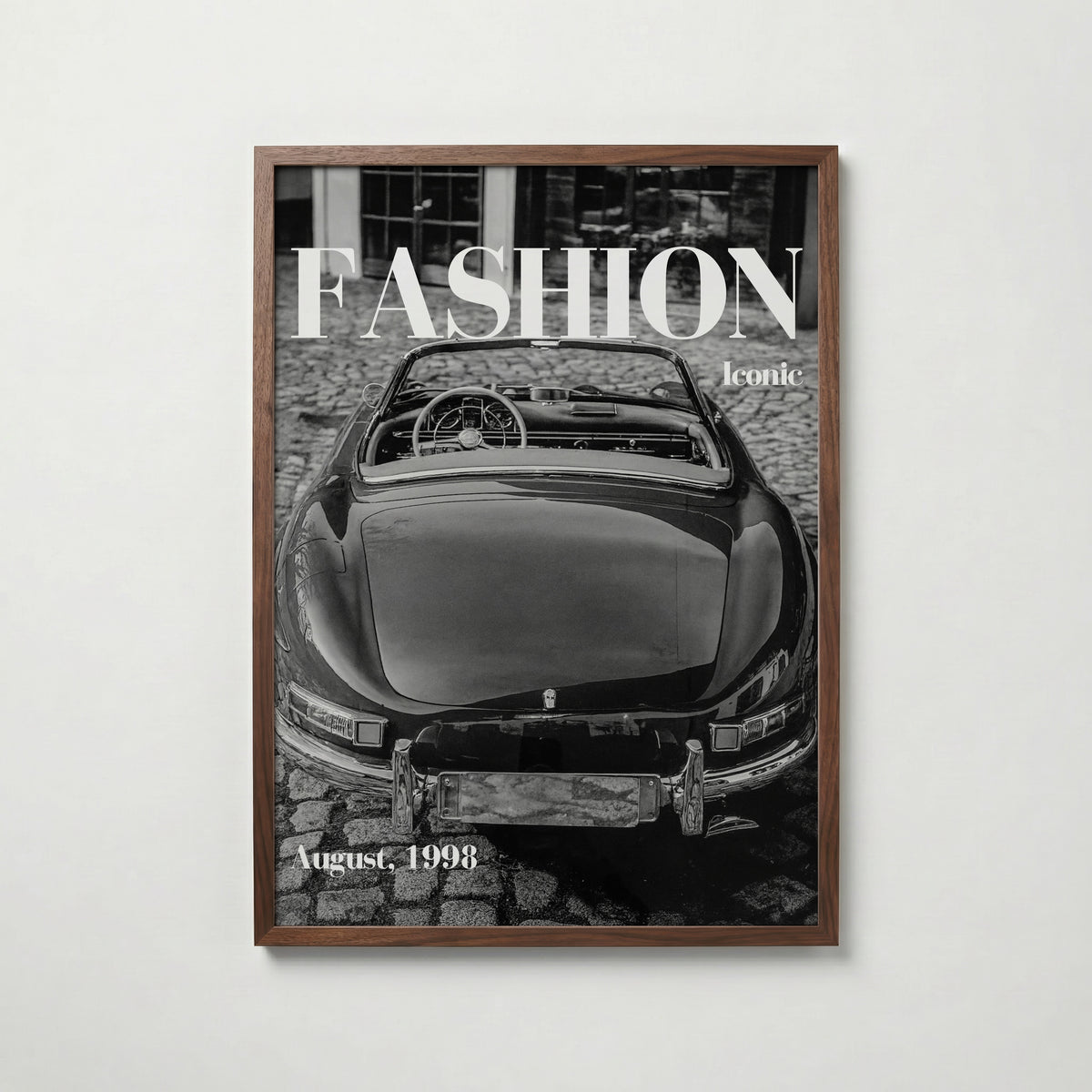 Black Roadster Cover Poster – valnötsram