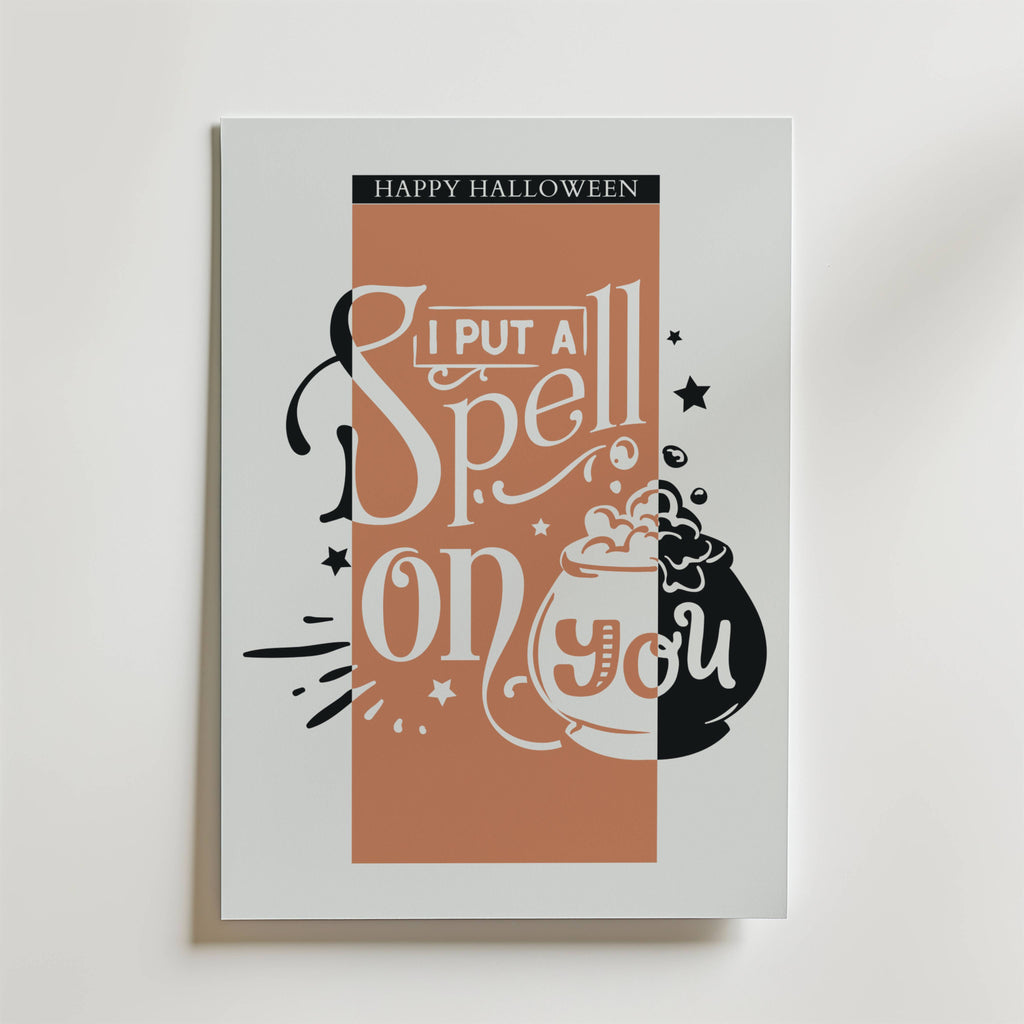 Witching Words – stilfullt konsttryck från Bozetto, tryckt på matt finpapper i hög tryckkvalitet