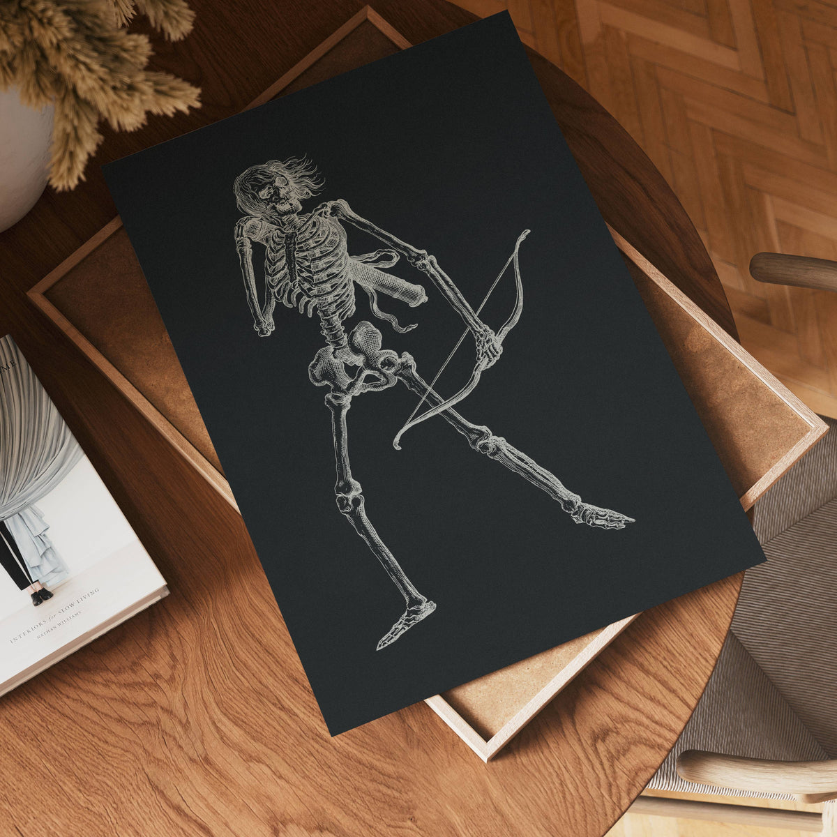 Skeleton Archer poster visad rakt fram – Bozetto affisch i hög tryckkvalitet i hög tryckkvalitet