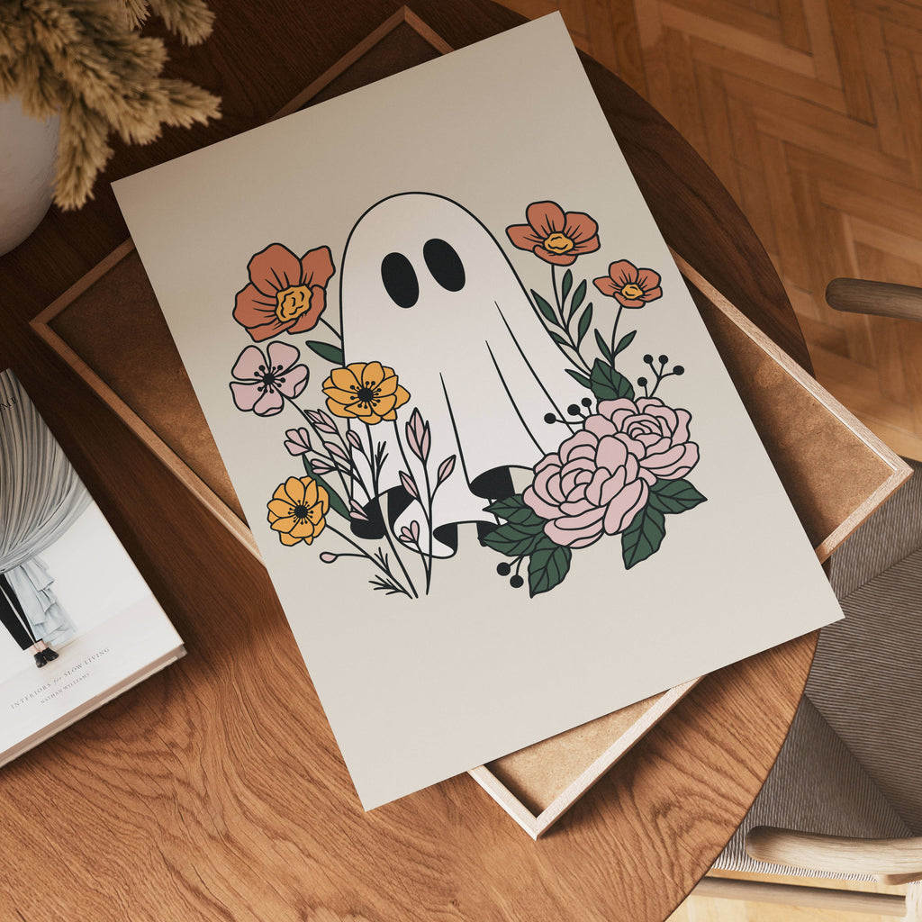 Blooming Ghost poster visad rakt fram – Bozetto affisch i hög tryckkvalitet i hög tryckkvalitet