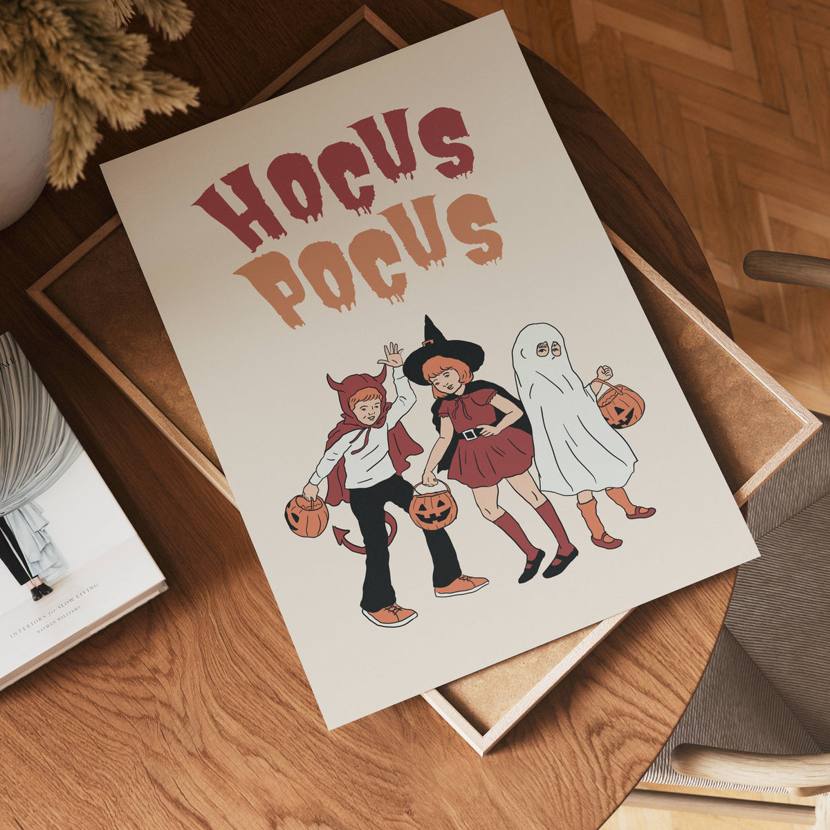 Hocus Pocus Trio poster visad rakt fram – Bozetto affisch i hög tryckkvalitet i hög tryckkvalitet