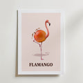Flamango Poster – med passepartout