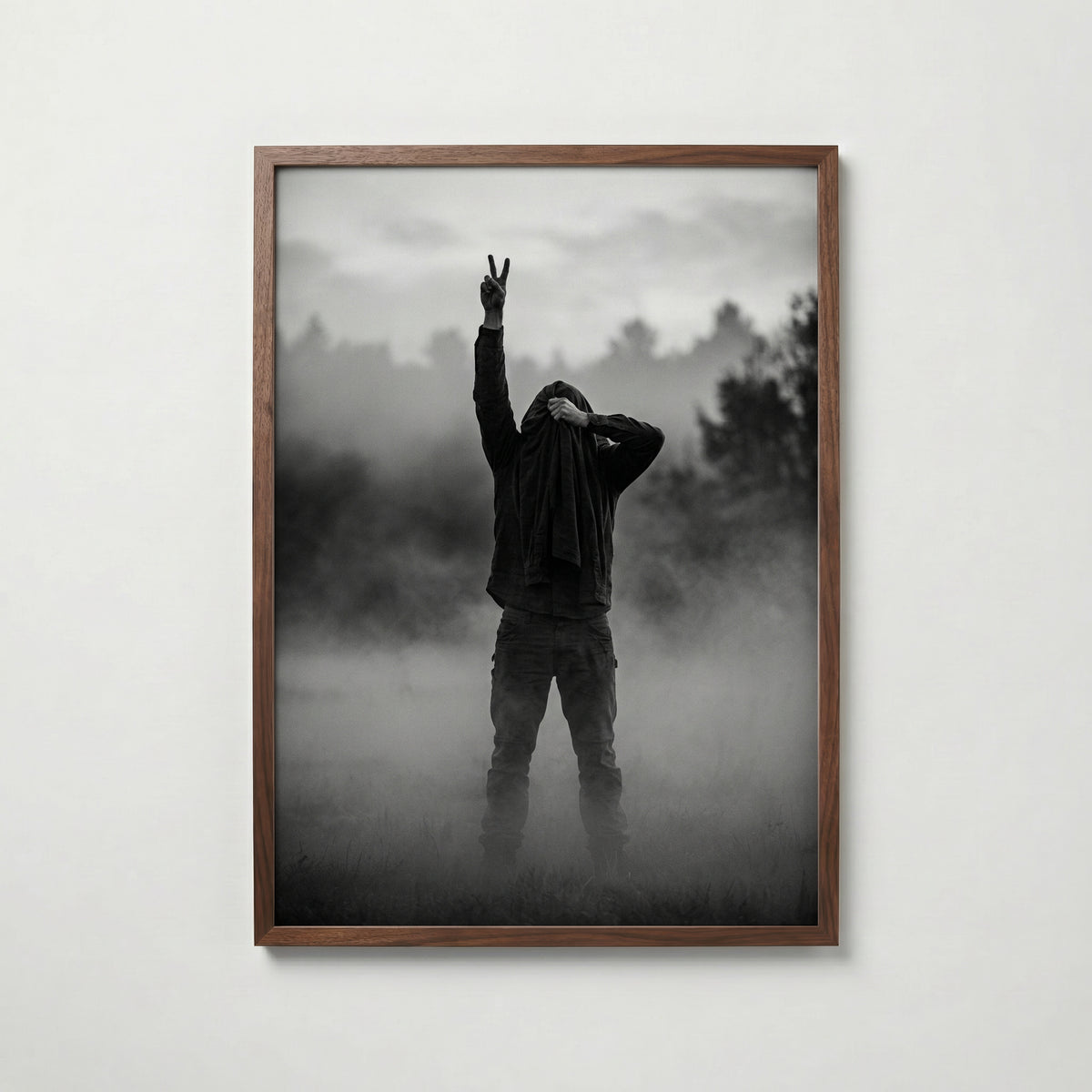 Fog Rebel Poster i vardagsrumsmiljö