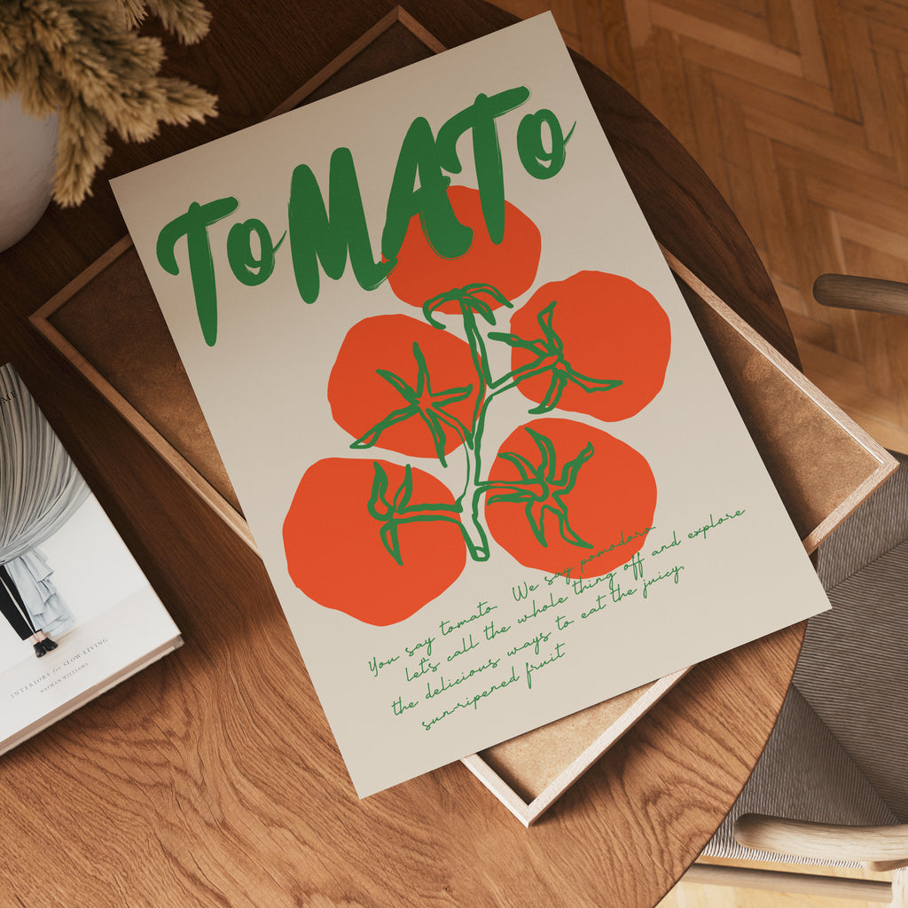 Tomato Lover poster visad rakt fram – Bozetto affisch i hög tryckkvalitet i hög tryckkvalitet