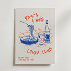 Lover Club Meal – stilfullt konsttryck från Bozetto, tryckt på matt finpapper i hög tryckkvalitet