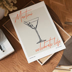 Martini Celebrate Life – affisch med stilfullt motiv från Bozetto i hög kvalitet