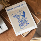 Farmers Market No.2 poster visad rakt fram – Bozetto affisch i hög tryckkvalitet