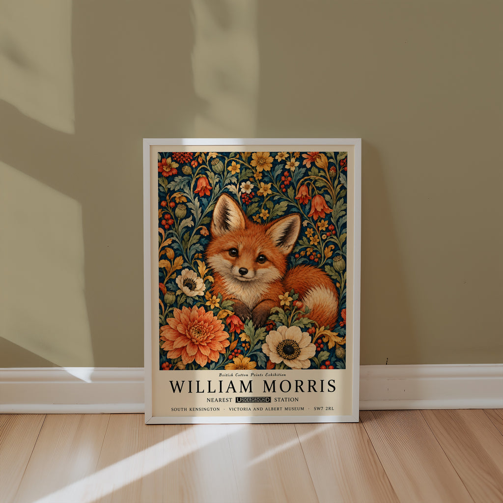 William Morris Velvet Fox Poster – i rum 5