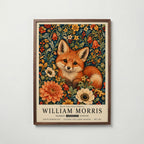 William Morris Velvet Fox Poster – valnötsram