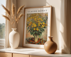 Mockup av Claude Monet Bouquet Of affisch på vägg – köp enkelt hos Bozetto i hög kvalitet