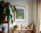 Claude Monet The Artist´s poster visualiserad på vägg – från Bozetto i hög kvalitet