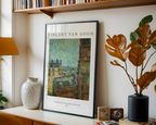 Mockup av Van Gogh View Of Paris affisch på vägg – köp enkelt hos Bozetto i hög kvalitet