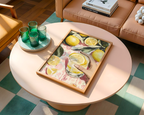 Mockup av Lemon Delight Drink affisch på vägg – köp enkelt hos Bozetto i hög kvalitet