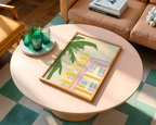 Väggmockup av Summer in the South affisch på ljus vägg – Bozetto konsttryck – nr 3