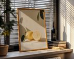 Mockup av Golden Simplicity affisch på vägg – köp enkelt hos Bozetto i hög kvalitet