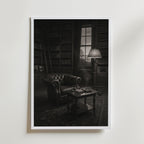 Plakat z biblioteką dżentelmena