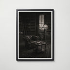 Plakat z biblioteką dżentelmena