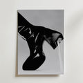 Patent Platform Boot Poster – canvas utan passepartout