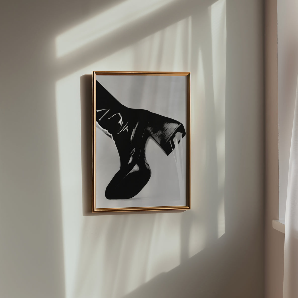 Patent Platform Boot Poster – i rum 3