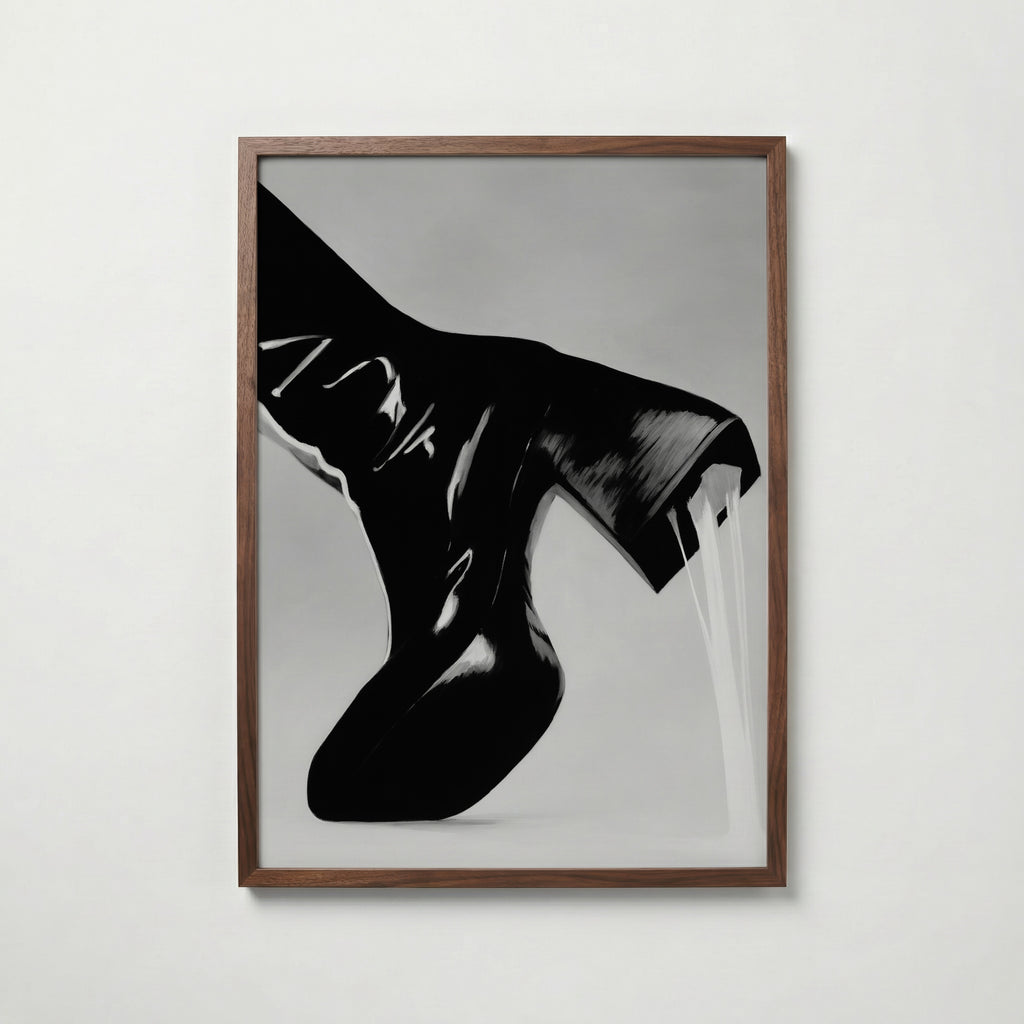 Patent Platform Boot Poster – valnötsram