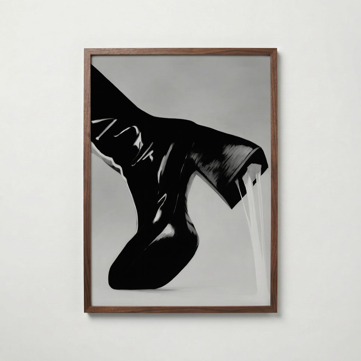 Patent Platform Boot Poster – valnötsram