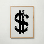 Inked Dollar Sign Poster – ekram