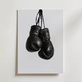 Worn Boxing Gloves Poster – canvas utan passepartout