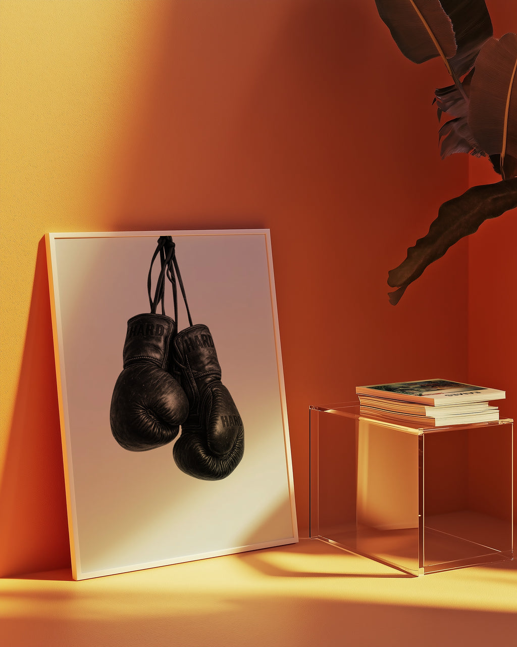 Worn Boxing Gloves Poster – i rum 1