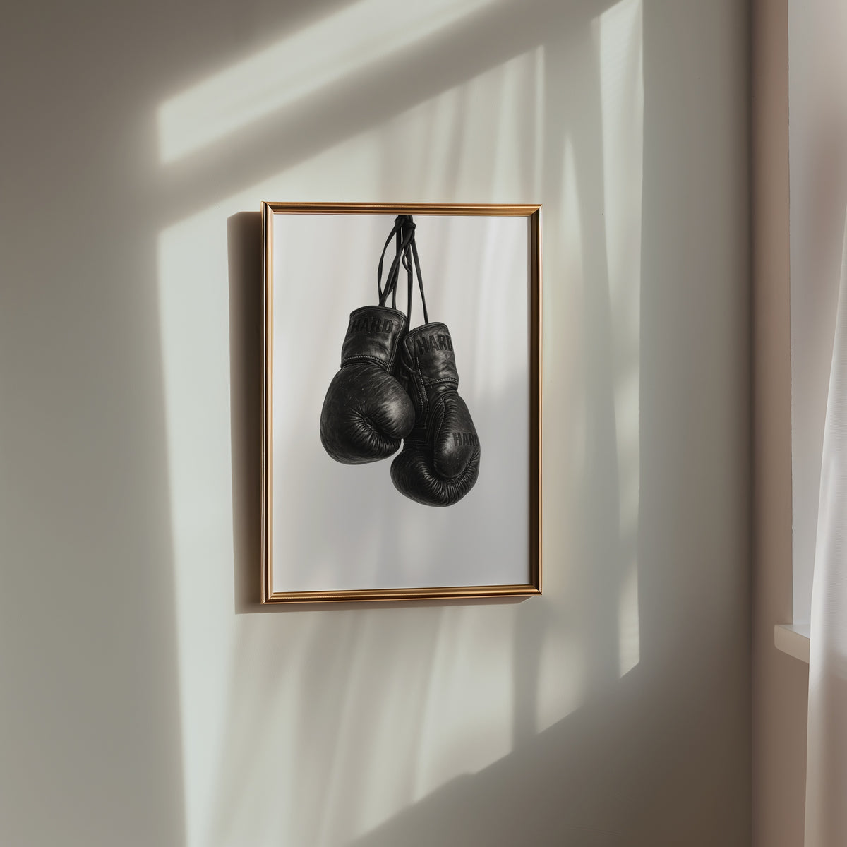 Worn Boxing Gloves Poster – i rum 4