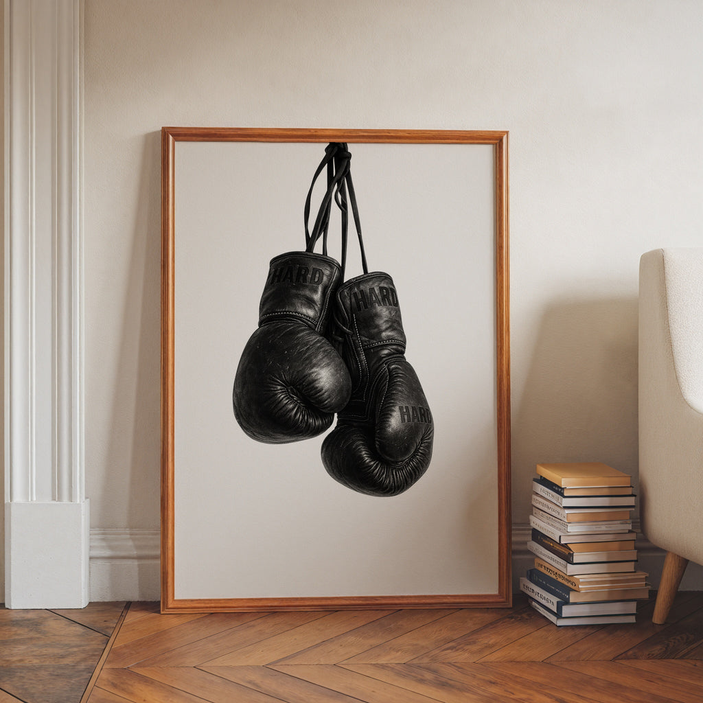 Worn Boxing Gloves Poster – i rum 5