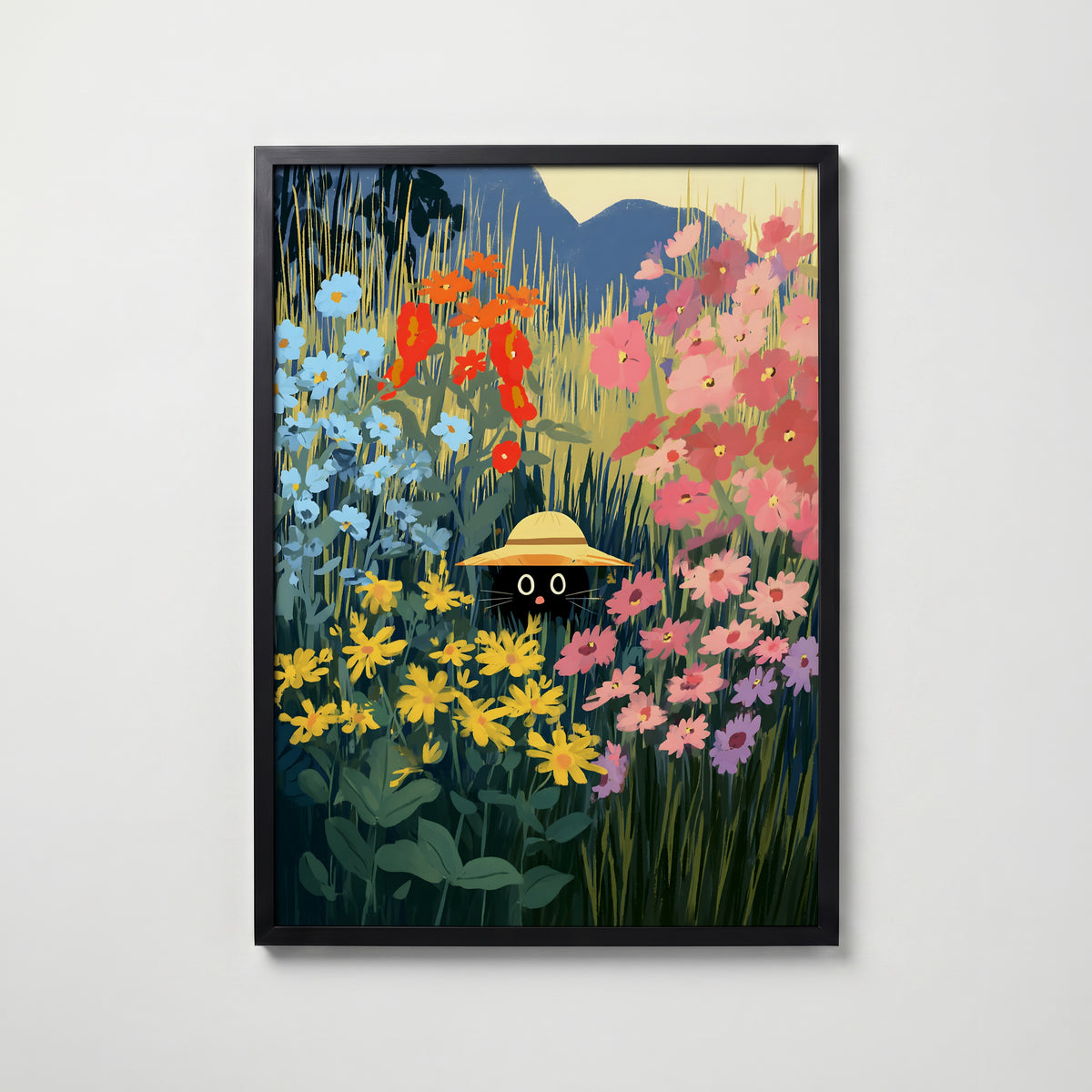 Hidden Meadow Explorer poster visad rakt fram – Bozetto affisch i hög tryckkvalitet