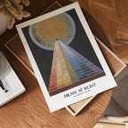 Mockup för Hilma af Klint The Altarpiece – se hur affischen ser ut på väggen, Bozetto