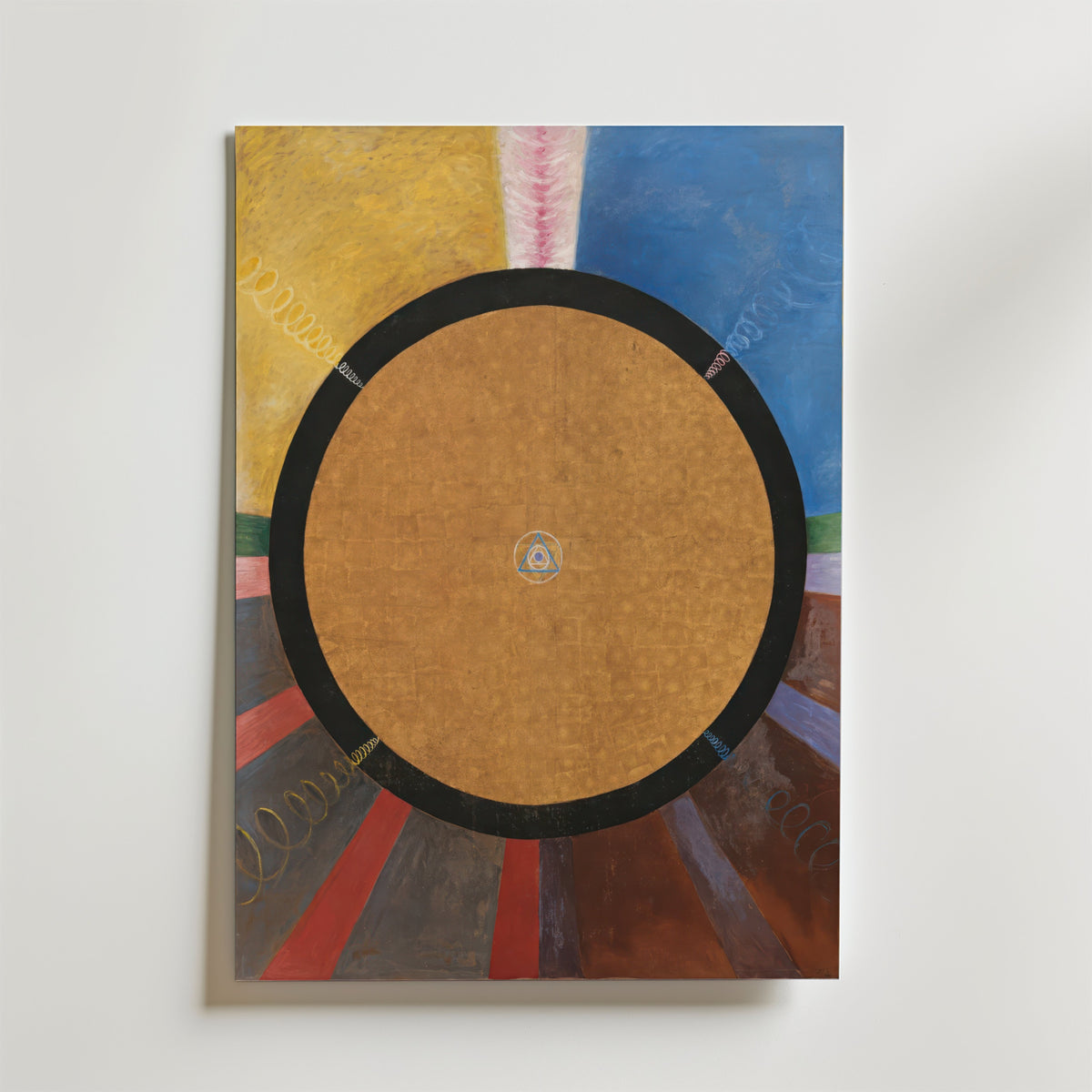 Hilma af Klint Altarpiece – stilfullt konsttryck från Bozetto, tryckt på matt finpapper