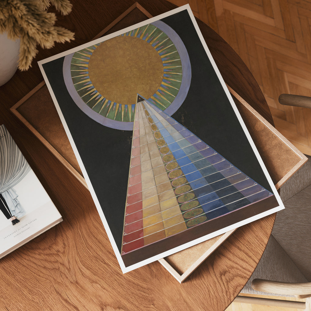 Hilma af Klint Altarpiece I – affisch med stilfullt motiv från Bozetto i hög kvalitet