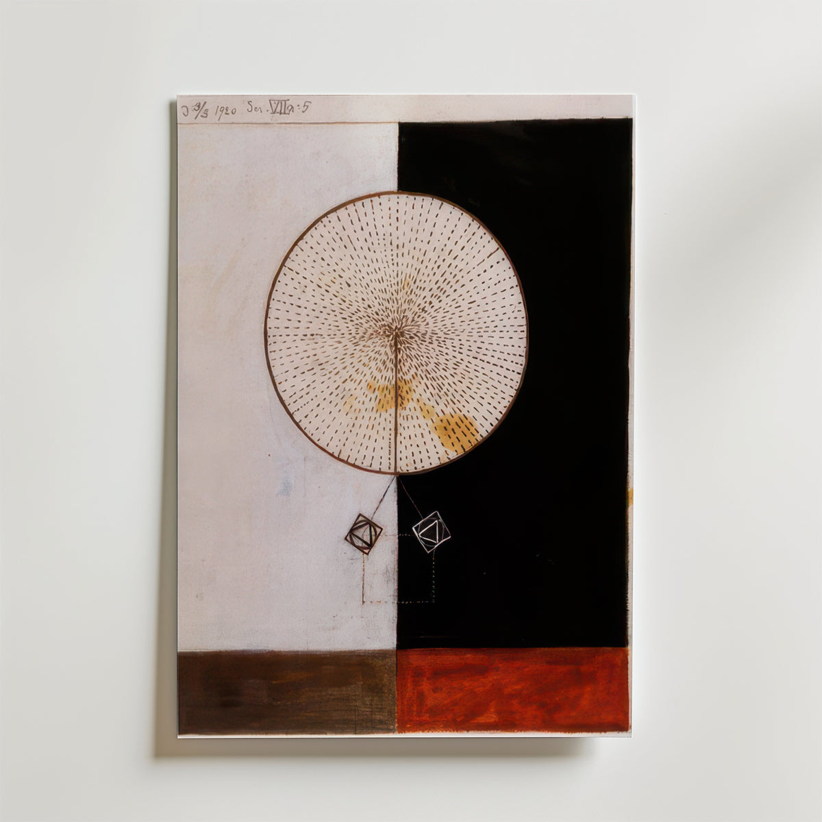 Hilma af Klint Geometry – stilfullt konsttryck från Bozetto, tryckt på matt finpapper