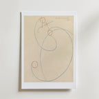 Hilma af Klint The Pleiades – stilfullt konsttryck från Bozetto, tryckt på matt finpapper