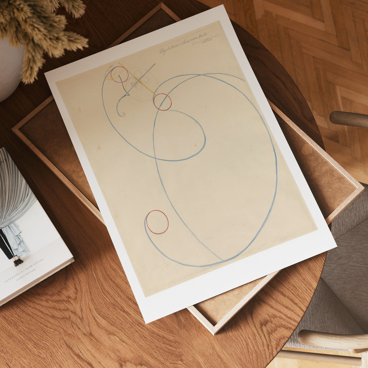Hilma af Klint The Pleiades poster visad rakt fram – Bozetto affisch i hög tryckkvalitet
