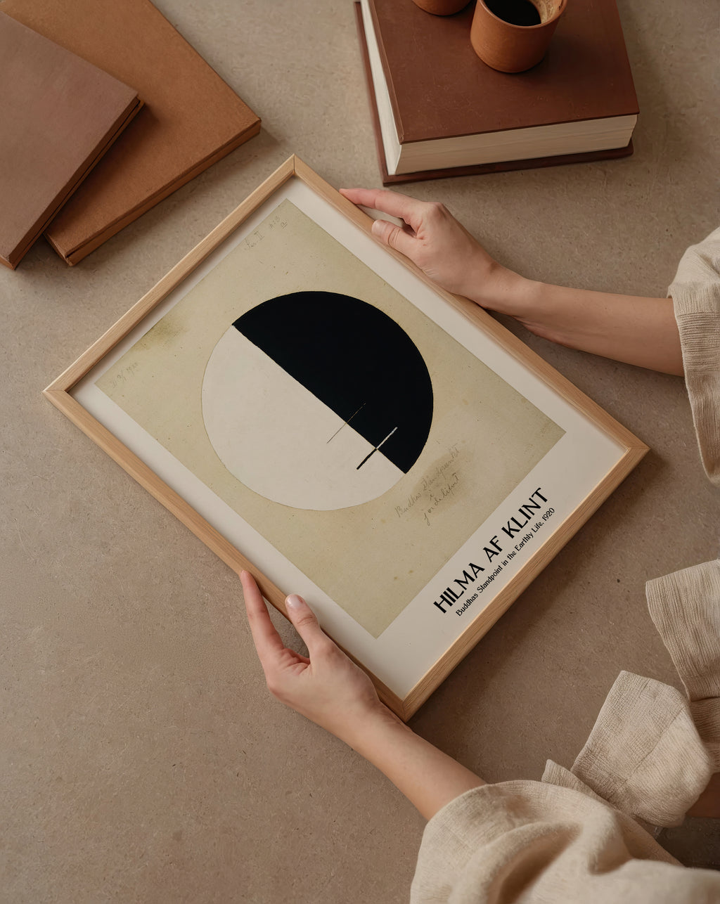 Hilma af Klint Buddhas – stilfullt konsttryck från Bozetto, tryckt på matt finpapper