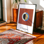 Hilma af Klint The Swan No.7 poster visualiserad på vägg – från Bozetto i hög kvalitet