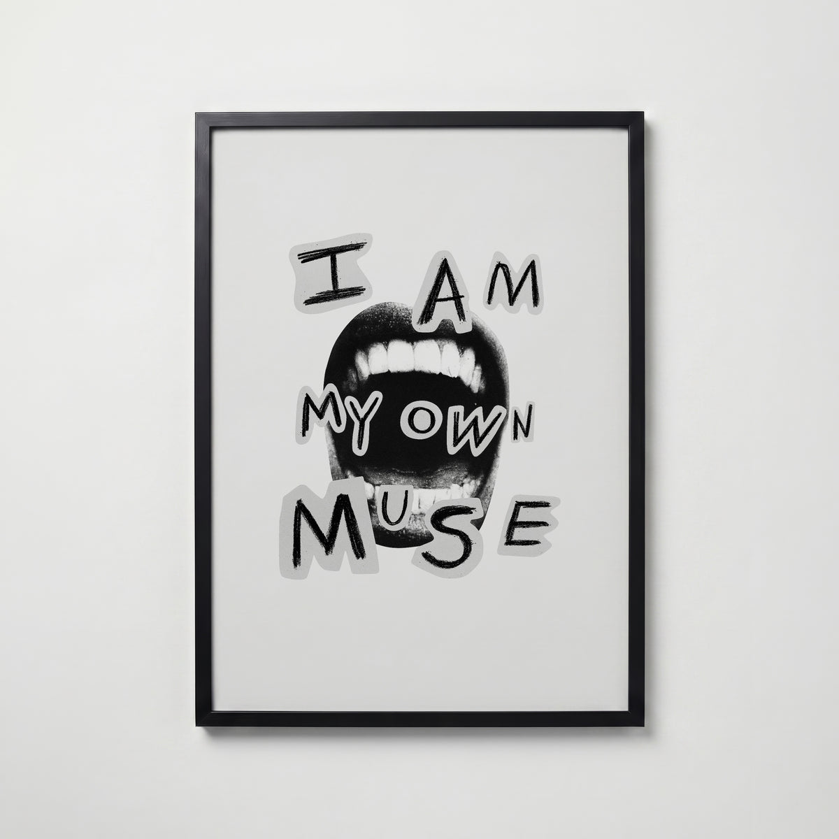 My Own Muse Poster – svart ram
