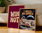 I Need My Space Poster – två posters i rum 2